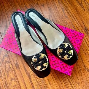 Tory Burch | Woven Logo Mules